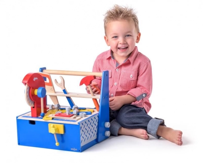 Kinderknutselbank met cirkelzaag