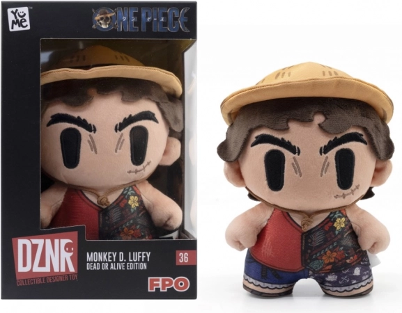 Pluchen figuur ONE PIECE Luffy DZNR 17,5 cm