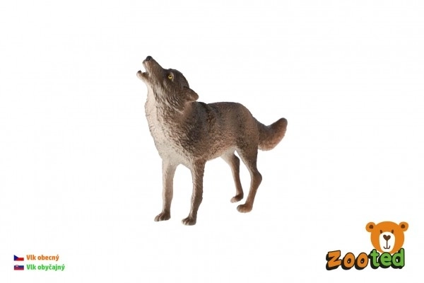 Wolf algemeen zooted plastic 10cm in zakje