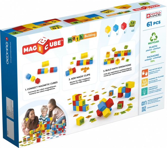 Geomag Magicube Wiskunde 61 stuks