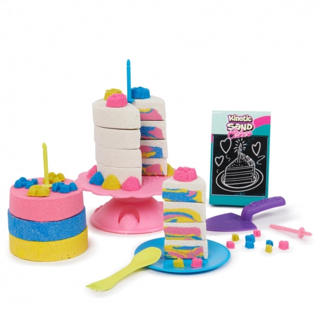 Kinetisch zand Regenboog patisserie