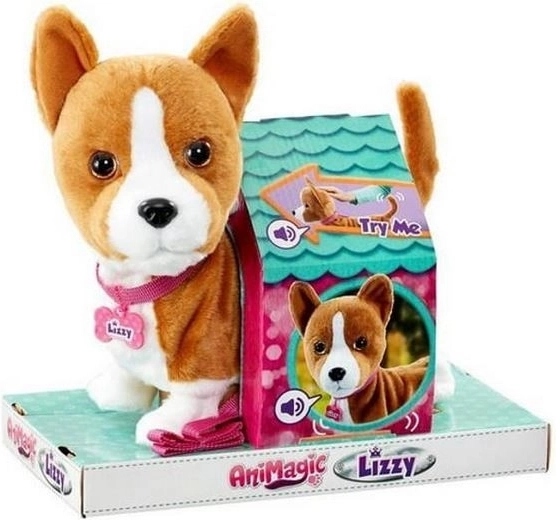 Lizzy Corgi Animagic Pluchen huisdier