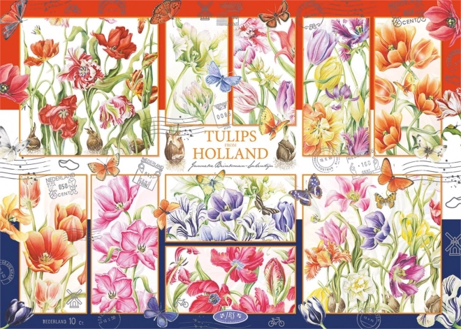 Puzzel Nederlandse tulpen 1000 stukjes