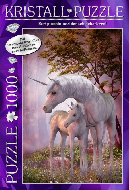 Puzzel met Swarovski Edelstenen Mijn Droomwereld 1000 Stukken