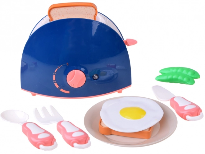 Kinderkeuken set met blender en broodrooster