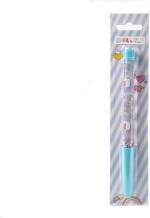 Balpen met water en glitters, vier kleuren