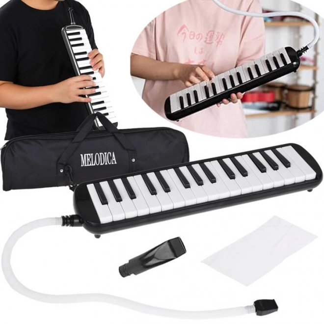 Melodica met toetsenbord en hoes