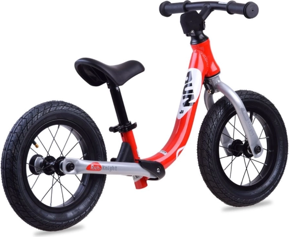 Loopfiets RoyalBaby Run Little Knight 12" met luchtbanden – Rood