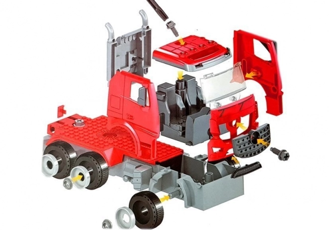Set DIY Brandweerwagen 2-in-1 met Verwisselbare Krik