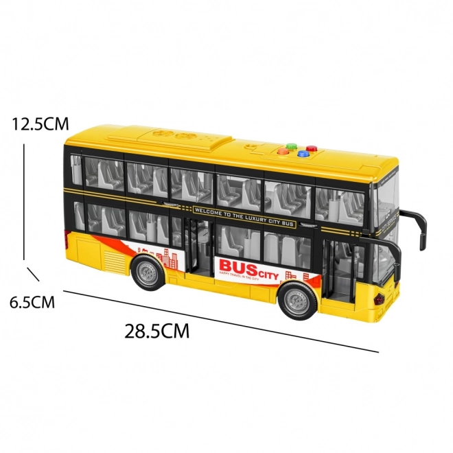 Realistische bus met lichten en geluiden