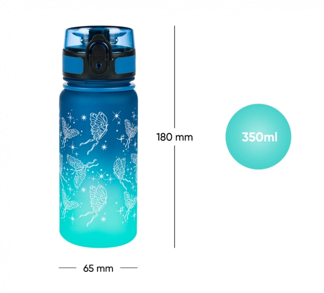 BAAGL Tritan drinkfles Gradient Vlinder 350 ml