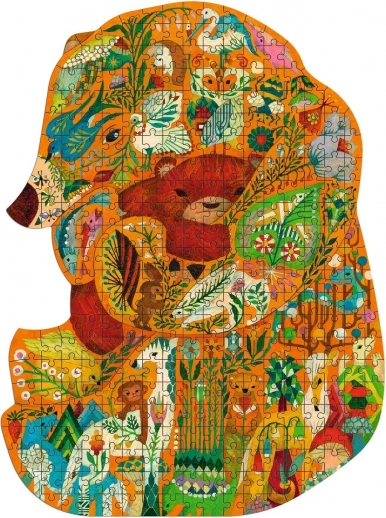 Contourpuzzel beer 350 stukjes