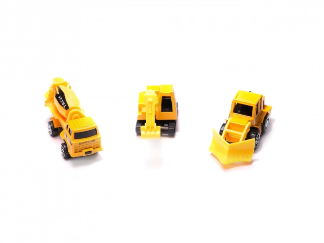 Vrachtvliegtuig met bouwmachines
