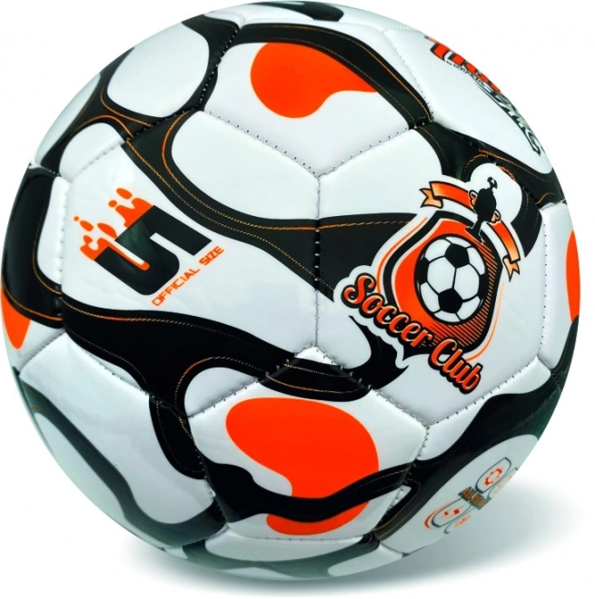 Leren voetbalbal Fluo maat 5