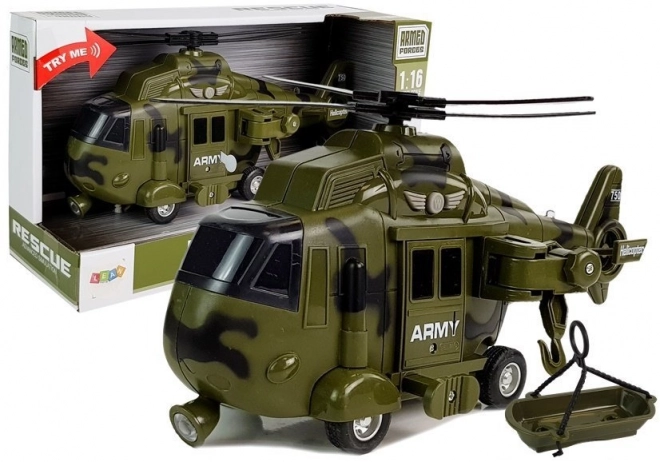 Militaire Reddingshelikopter 1:16 Haak Licht Geluid