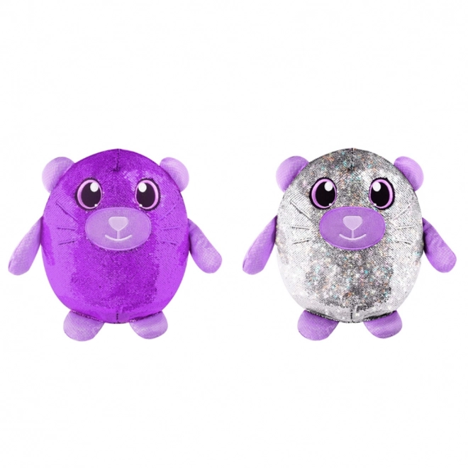 Grote mascotte met pailletten Cekinusie Shimmeez 36 cm mix 8 patronen