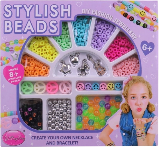 Creatieve kralenset met accessoires voor kinderen