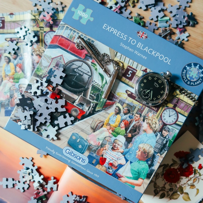 GIBSONS Puzzle Express naar Blackpool 1000 stukjes