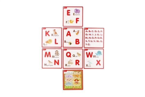 Houten educatief doolhof 2-in-1