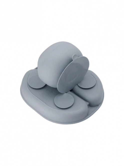 MoMi AMI kinder siliconen eetset grijs