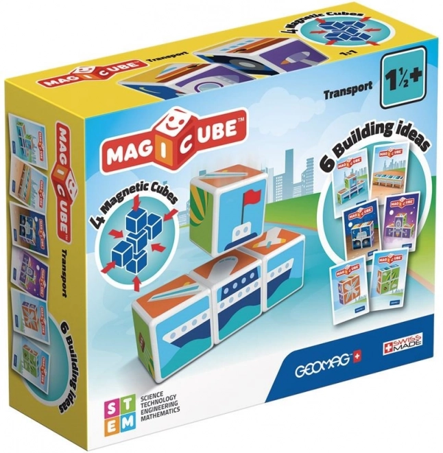 GEOMAG Magnetische Blokken Magicube Vervoersmiddelen