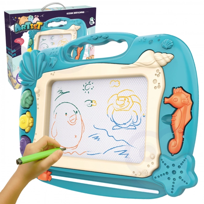 Woopie magnetisch schrijfbord met oceaanthema - groen