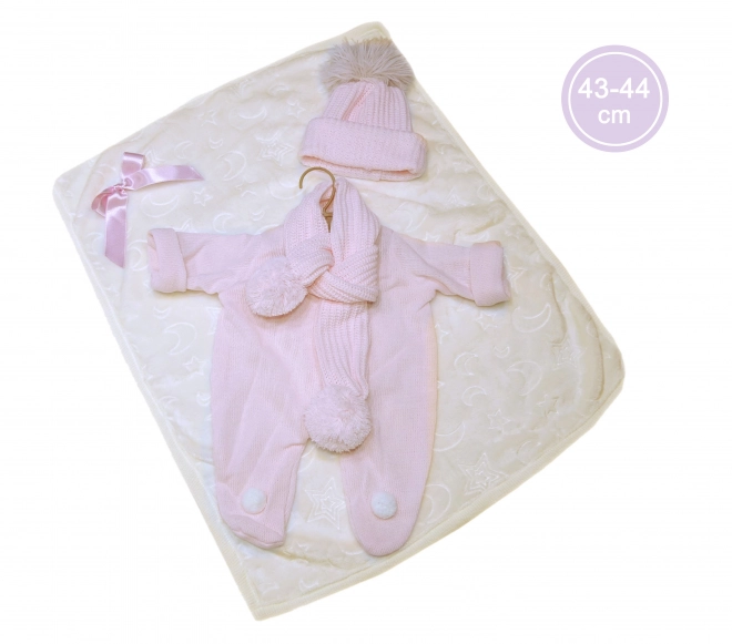 Llorens M843-16 kleding voor pop baby NEW BORN maat 43-44 cm