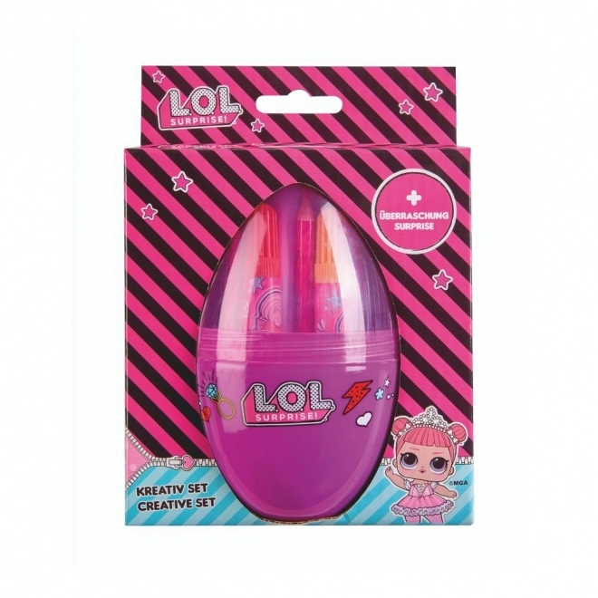 Creatieve set Ei met tekenbenodigdheden LOL Surprise