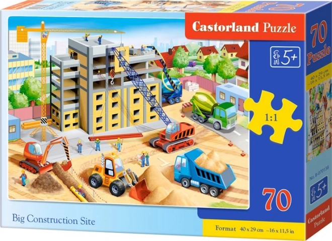 Puzzel Grote Bouwplaats 70 Stukken