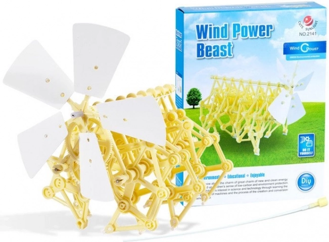 Educatieve bouwset windaangedreven robot
