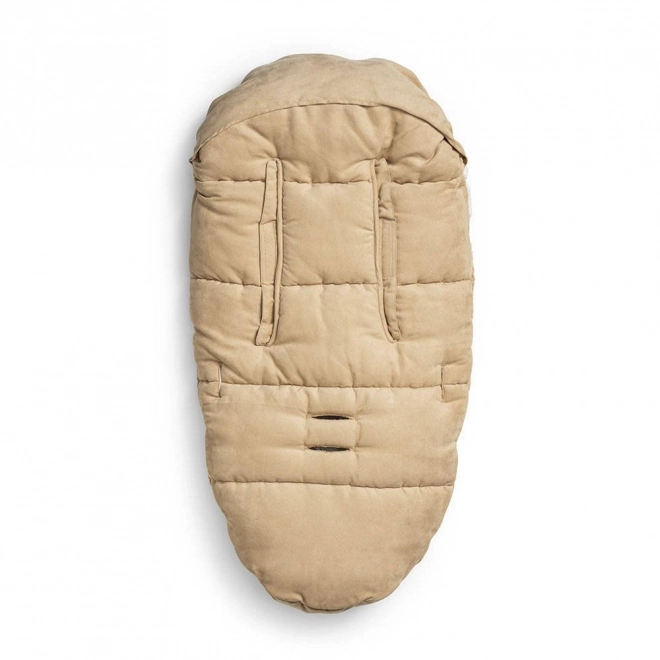 Elodie Details - Slaapzak voor de kinderwagen - Aviator Zwart – Beige/grijs || Alcantara