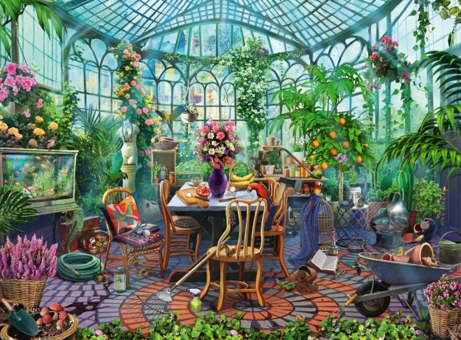 Ravensburger Puzzel In de kas 500 stukjes