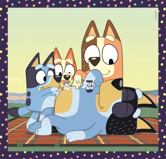 CLEMENTONI Puzzel Bluey 3x48 stukjes