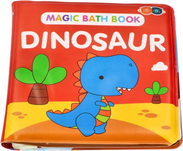 Magisch kleurrijk badboekje met dinosaurussen