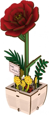 Houten puzzel Camelia