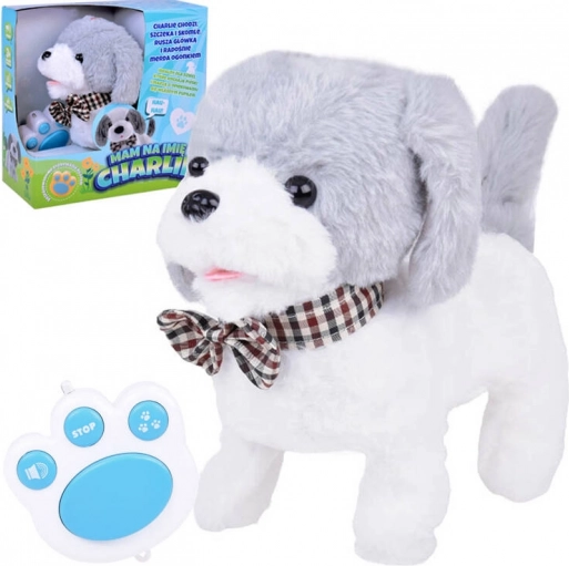 Interactieve pluchen hond Charlie met afstandsbediening
