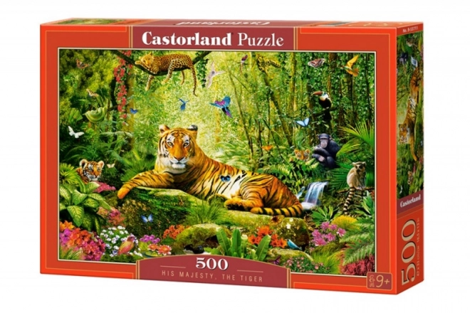 Puzzel 500 Stukken Zijne Majesteit Tijger