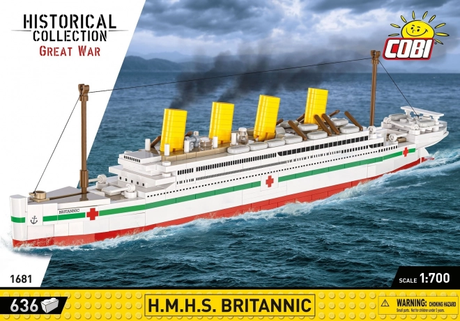 Model boot H.M.H.S. Britannic 1:700