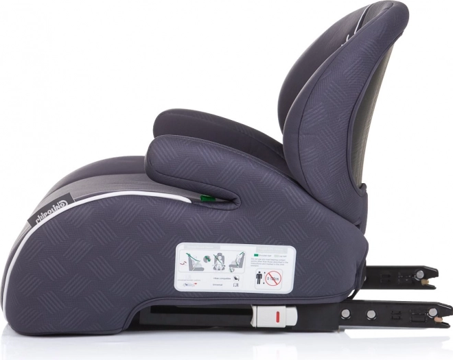 Zitverhoger voor kinderen Chipolino Sonic i-Size met Isofix in antraciet