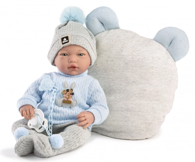 Guca 958 MARCO - realistische baby pop met geluiden en zachte stoffen lichaam - 38 cm