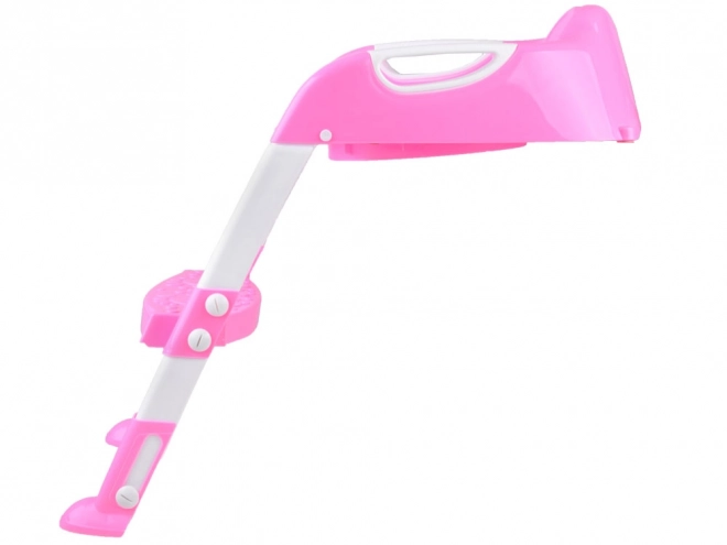 Roze toiletkrukje voor kinderen