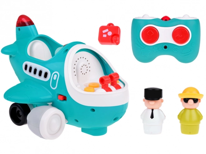 Interactief vliegtuig met piloot