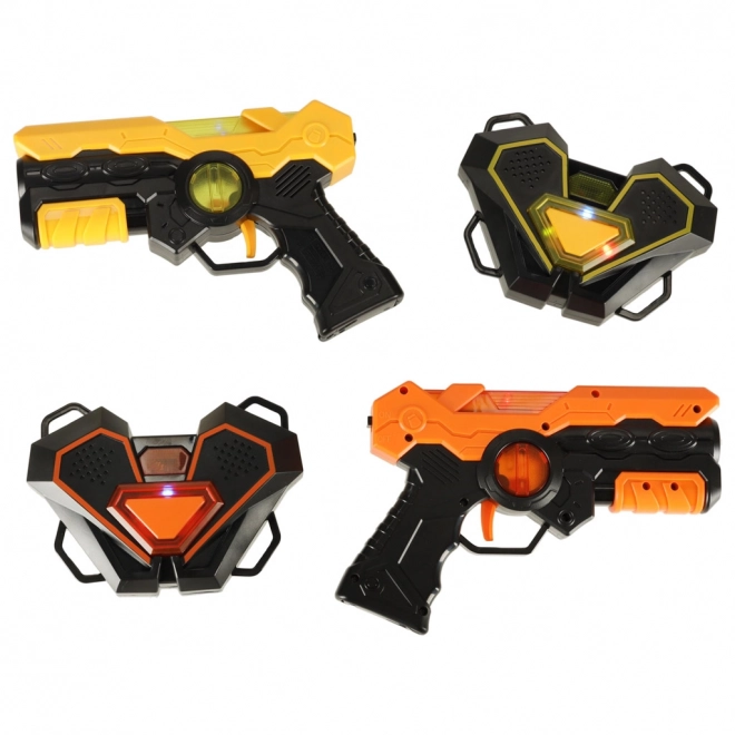 Laser paintball - set van twee pistolen en twee doelen