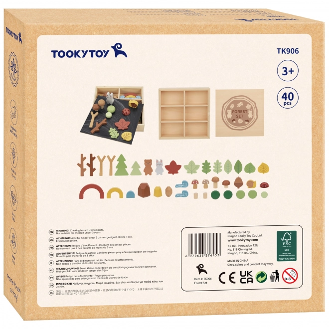 Bosset met houten blokken Tooky Toy