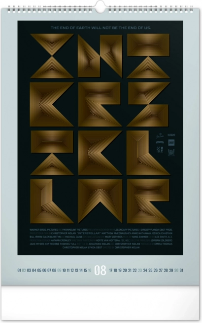 Wandkalender Alternatieve filmposters 2026