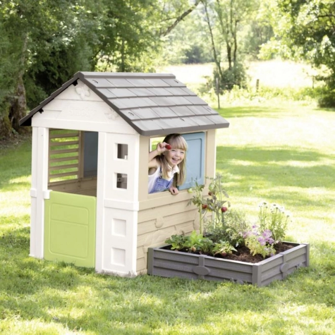 Tuinhuis Smoby met zandbak