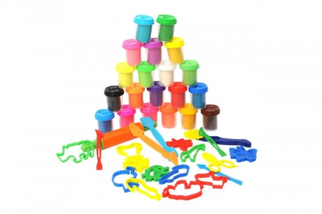 Grote set modelleerklei