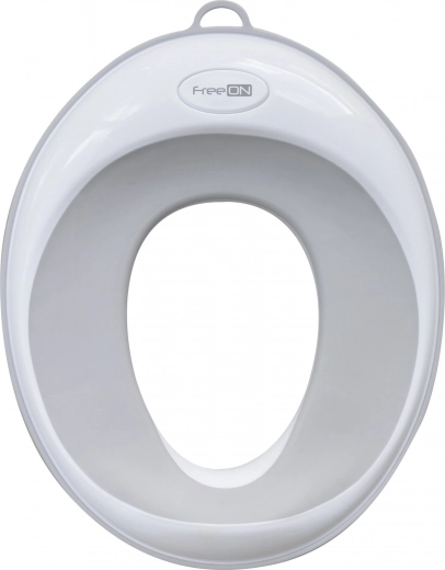 FreeON kinder-toiletzitje wit-grijs