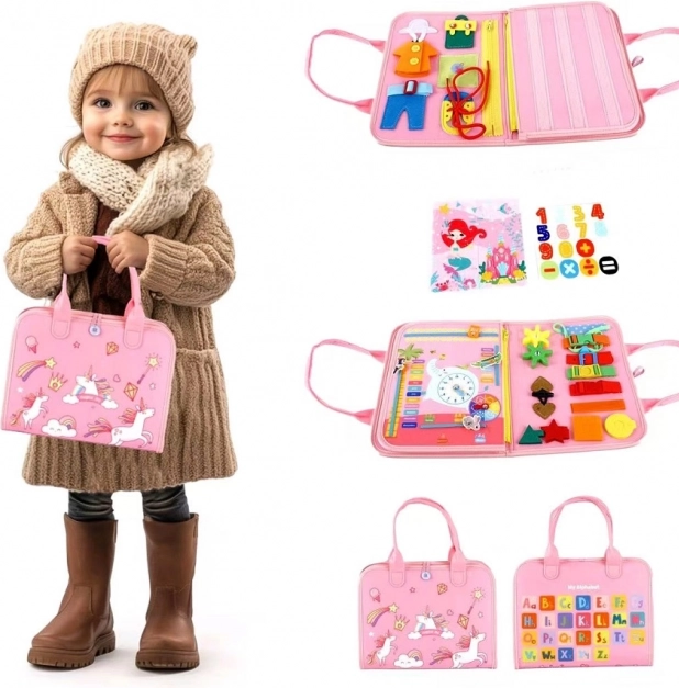 Sensorisch busyboek Eenhoorn 1 van 2Kids Toys