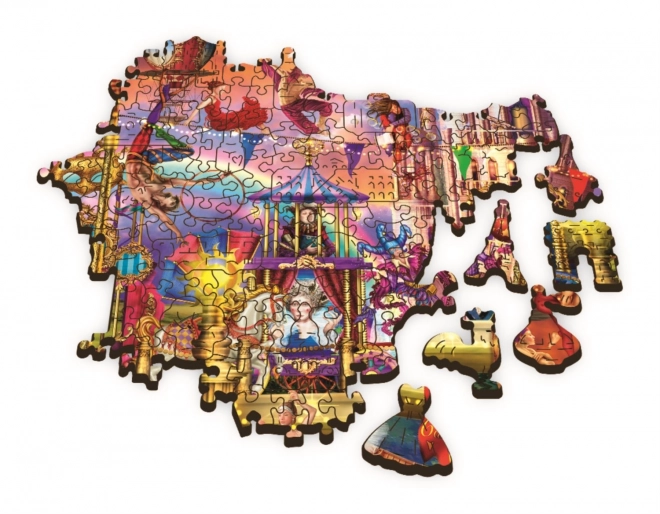 Houten puzzel Magische wereld 501 stukjes
